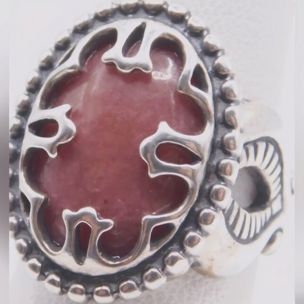 ✨️PRICE DROP ✨️Carolyn Pollack Rhodinite & Sterling Silver Ring 7.5